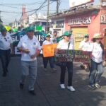 Marchan telefonistas en Jojutla, por el “primero de mayo”