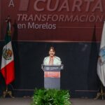 PRIMERA GOBERNADORA DE MORELOS RINDE PRIMER INFORME