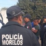 TERMINA MANIFESTACIÓN DE POLICÍAS EN XOXOCOTLA CON PROMESA DE PAGO DE UNA PARTE DE SU AGUINALDO