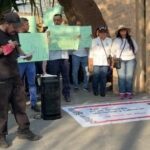 MANIFESTACIÓN DE PROTESTA DE SINDICATOS EN JOJUTLA