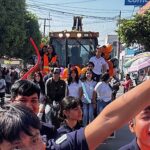 MARCHAN ALREDEDOR DE 500 PARA CELEBRAR 40 AÑOS DEL CBTIS 223