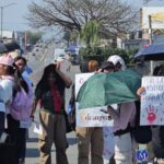 CENTENAR DE UNIVERSITARIOS PROTESTAN POR HOMICIDIO DE KIMBERLY Y APARICIÓN DE VIRIDIANA